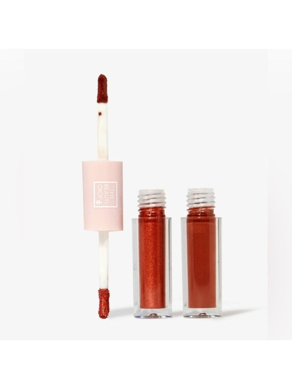 The Beauty Crop Liquid Eyeshadow Duo - Cinnamon & Fudge